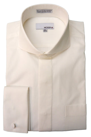 Eggshell Cutaway Collar Dress Shirt