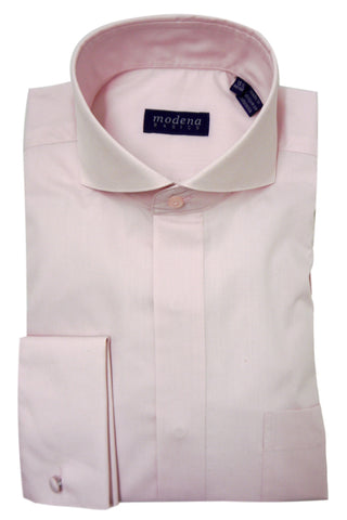 Pink Cutaway Collar Dress Shirt