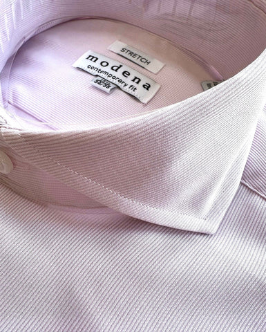 NEW Pink Pincord Contemporary fit Cutaway Collar Dress Shirt