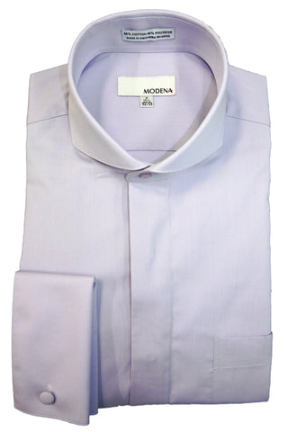 Lavender Cutaway Collar Dress Shirt